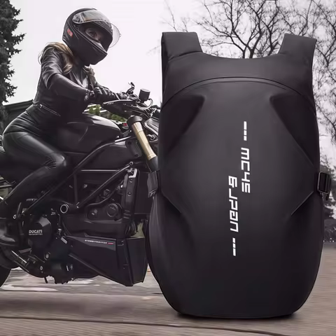 Sac à dos moto pliable étanche pour casque