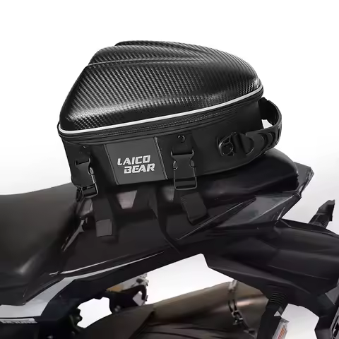 Sac de selle moto étanche fibre carbone